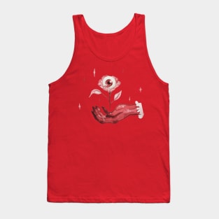 Spooky cute eyeball rose Tank Top